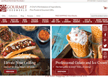 Tablet Screenshot of gourmetfoodworld.com